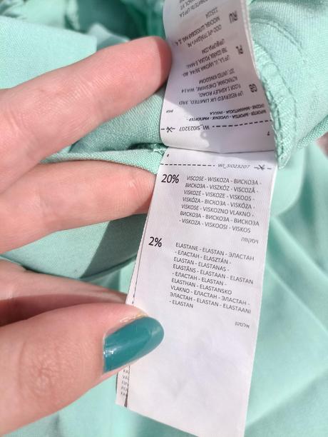 Nohavice mint, sinsay,s