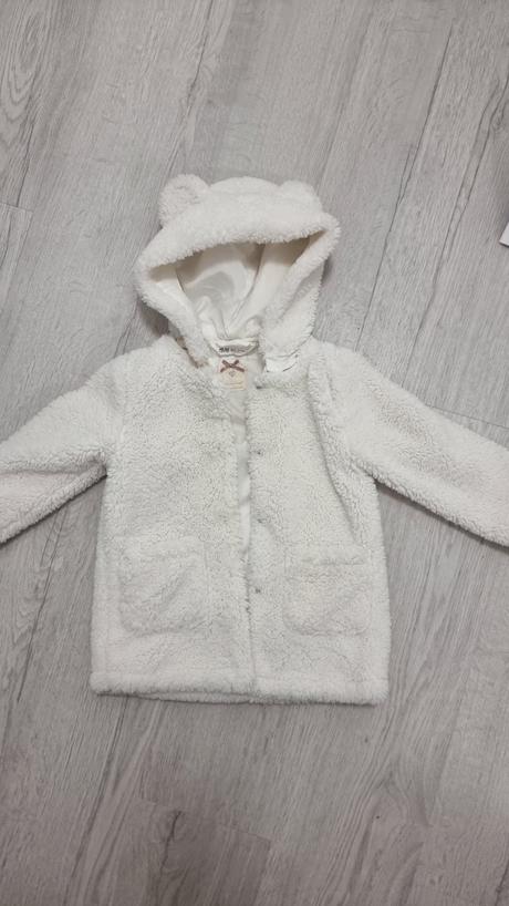 Kabátik s uškami, h&m,110
