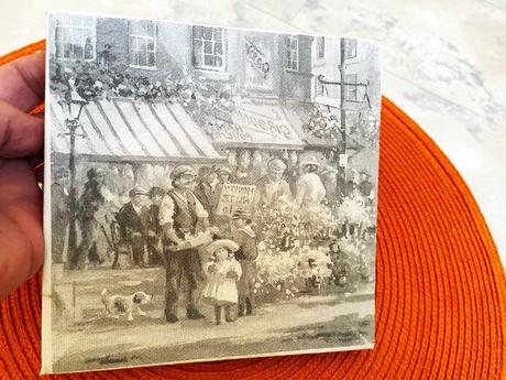 Obraz na plátne 15 x 15 cm,