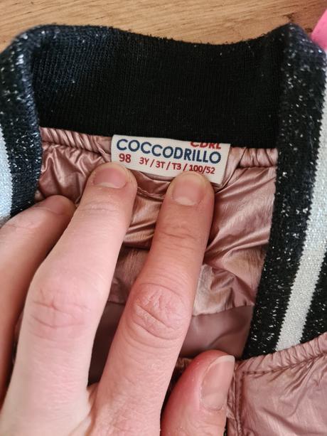 Metalická bundička panda cocodrillo, coccodrillo,98