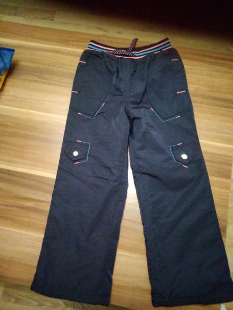 Zateplené nohavice, 128