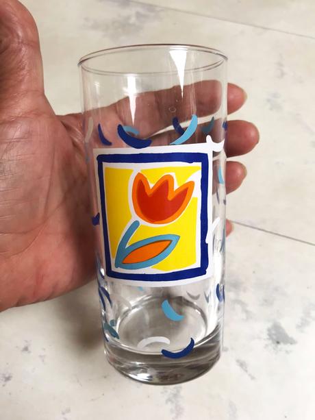 Maľovaný pohár luminarc, 