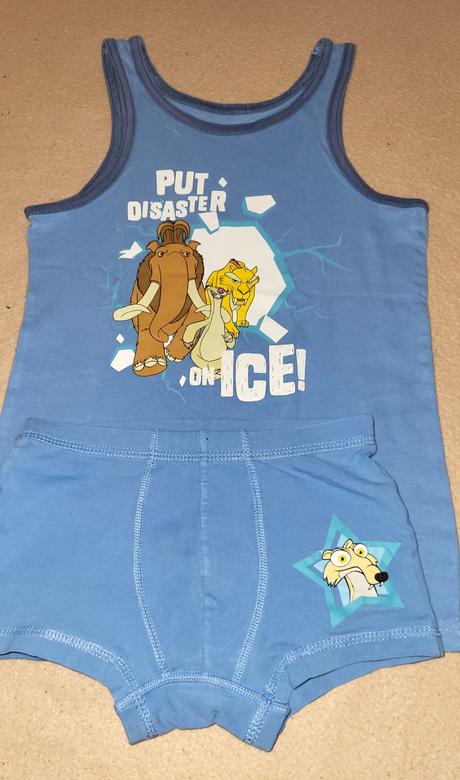 2x tielko, boxerky velk. 110/116, lupilu,110