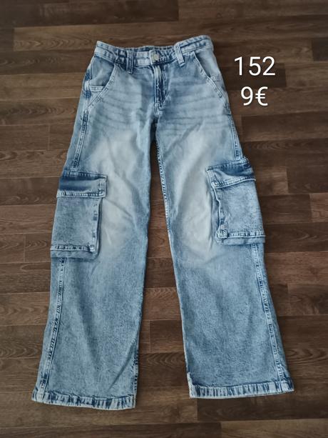 Široké rifle, h&m,152