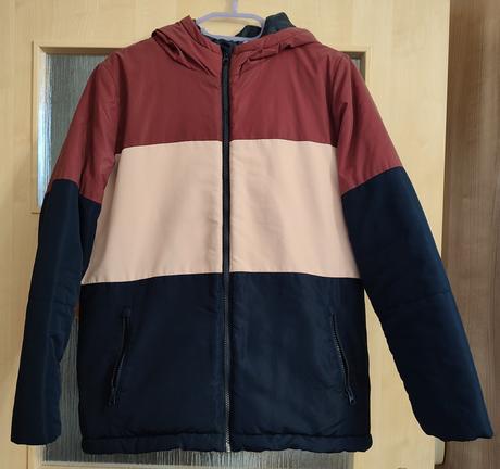 Dievčenská vatovaná vetrovka na zimu, tchibo,158