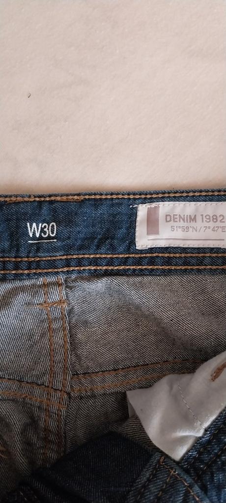 Riflové kraťasy č.30, denim,m