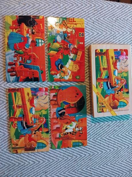 Stare drevene puzzle, 