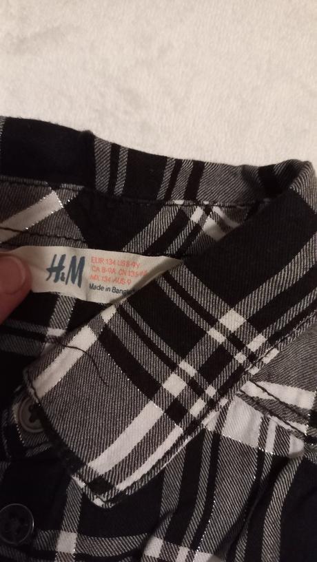 Dievčenská košeľa h&m  veľ.134, h&m,134