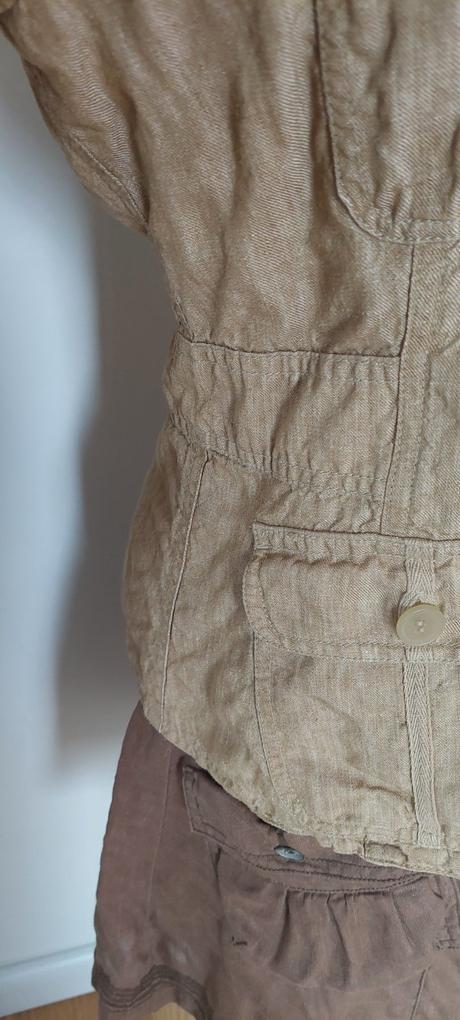 Ľanový kabátik bunda, vero moda,m