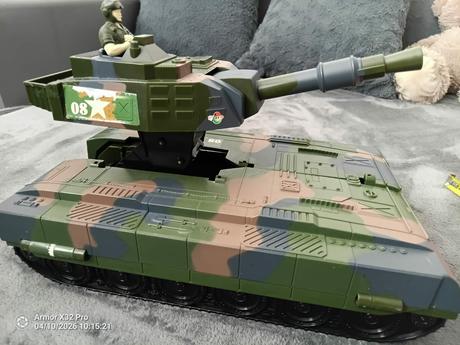 Tank + základňa, cca 33 cm, 