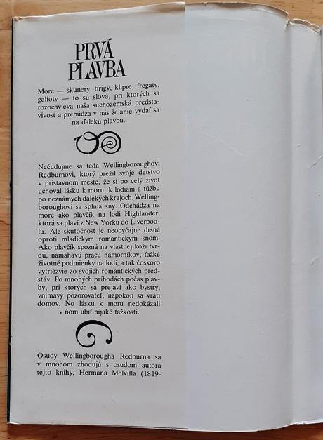 Prvá plavba, herman melville,