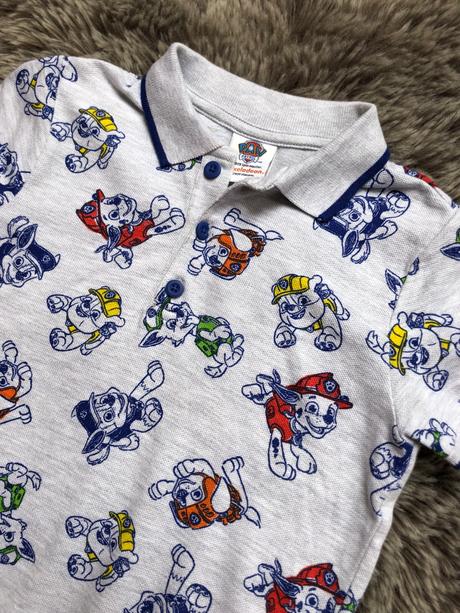 Tričko s golierom paw patrol, f&f,110