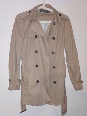 Kabát trenchcoat, zara,m