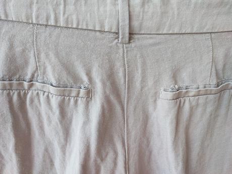 Široké ľanové nohavice 38/40, h&m,38