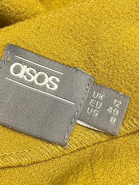 Dámske šaty horčicové asos (40), l