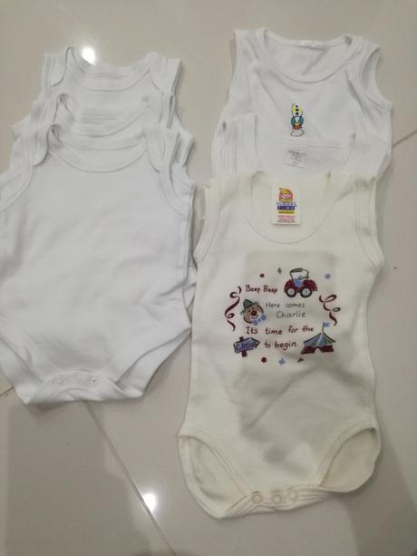 Body 6ks,set, balík, tielko 0-3m, 50–62