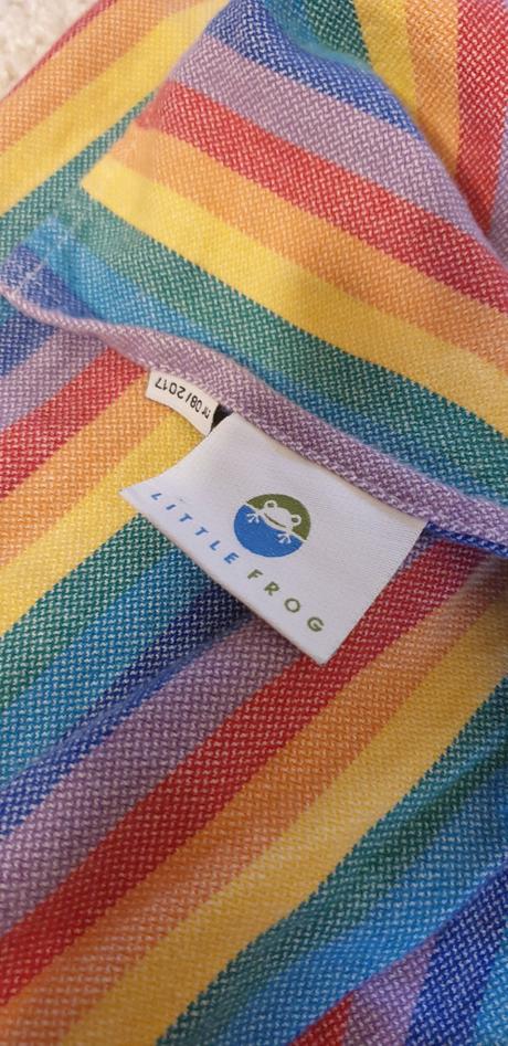 Šatka na nosenie detí little frog chalcedony 4,2m, littlefrog