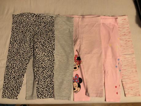 Balíček 86 - tričká, body, legíny, mikiny, pyžamká, 86–98