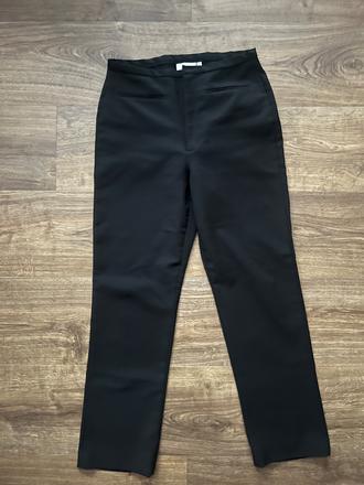 Elastické čierne nohavice, l