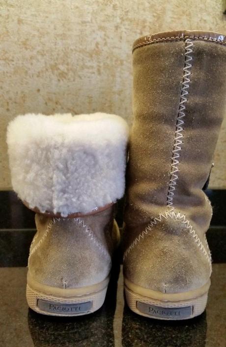 Paciotti kožené/ ovčia vlna cizmicky, 25