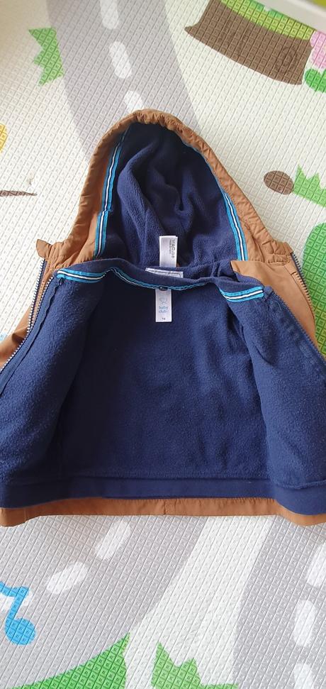 Prechodná bundička s mikinou, baby club,74