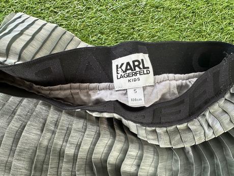 Karl lagerfeld - luxusná plysovaná sukňa, 110