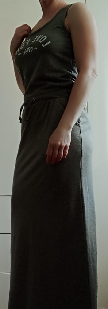 Teplákové maxi šaty xxs (už s poštovným), 170