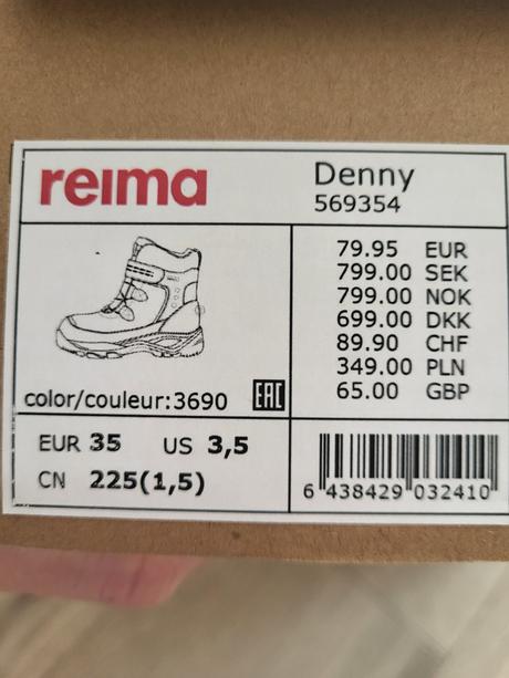 Reima snehule top stav, reima,35