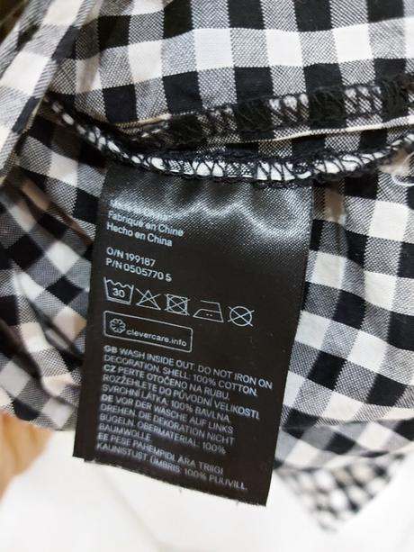 Dlhá košeľa s nášivkami, h&m,36