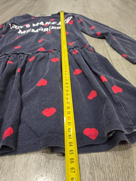 Šaty bavlnené, h&m,128
