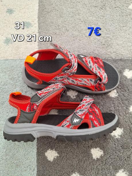 Turisticke sandalky 31- mam 2 ks, quechua,31