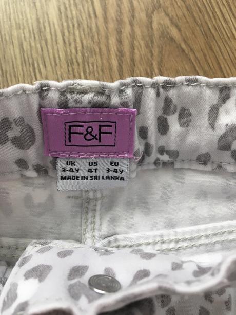 Dievčenské nohavice, f&f,104