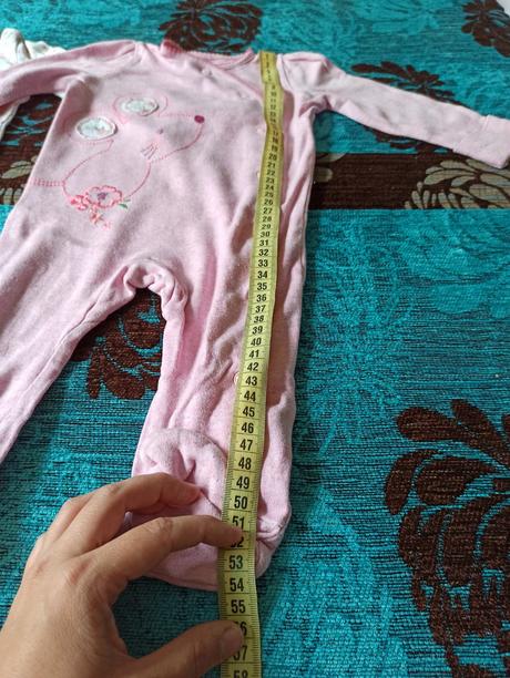 Set pyžamko s myškou/kvety, f&f,68