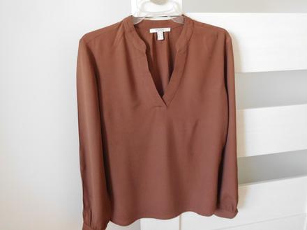 Esprit blúzočka hnedá dámska padavý materiál, 36 v, esprit,s