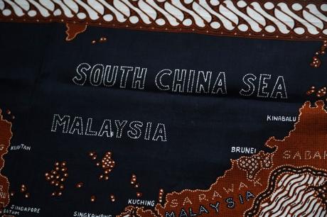 Dekorácia - mapa indonésie, 