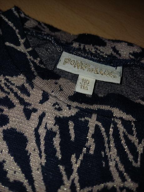 Teplé trblietavé šaty 110/116, pompdelux,110