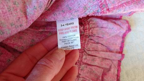 Ruzova tunika s kvietkami, matalan,104