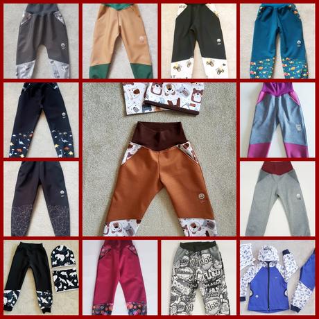 Softshellové nohavice, 80 - 152