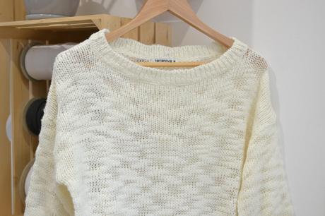 Smotanový sveter m, terranova,m