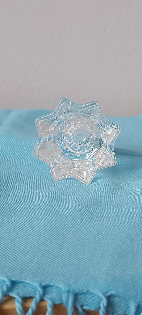 Sklenený svietnik hviezda, 