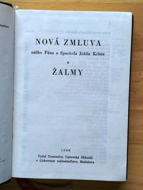 Nová zmluva a žalmy, 