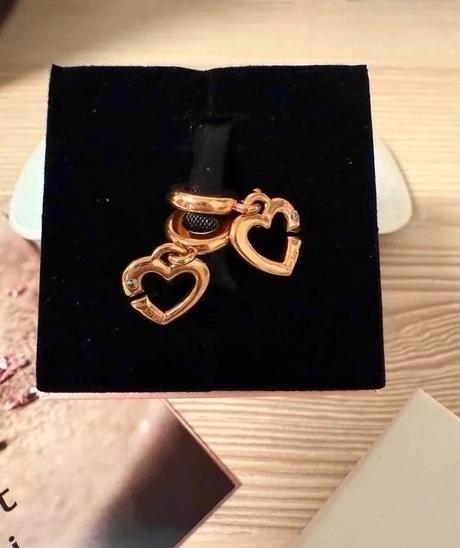 Pandora pozlátená korálka spojené srdcia sestier-n, pandora