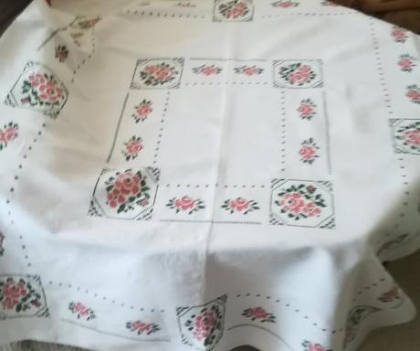 Retro ľanový obrus,