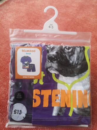 Bluezoo chlapčenské pyžamo veľkosť 4-5 rokov, bluezoo,104 / 110