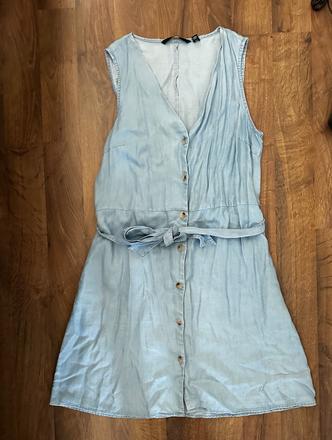 Svetlomodré šaty, vero moda,l