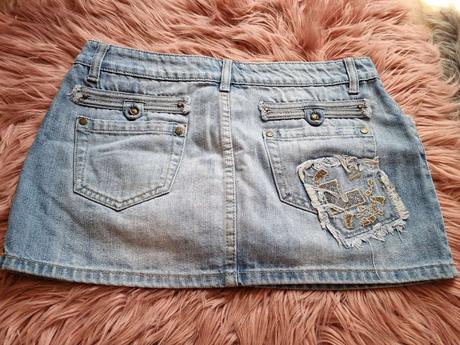 Dámska rifľová sukňa, m