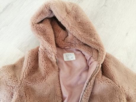 Kožušinkový kabát, zara, zara,128