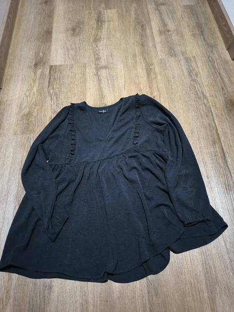 Čierny tehotenský top, s