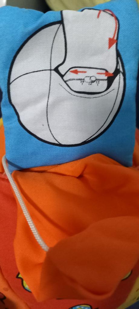 Lopta anglická abeceda a čísla, 