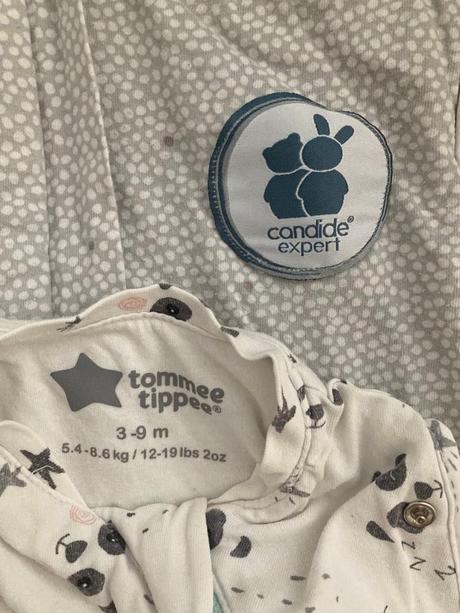 2x spací vak tommee tippee + candide expert 0-6, candide